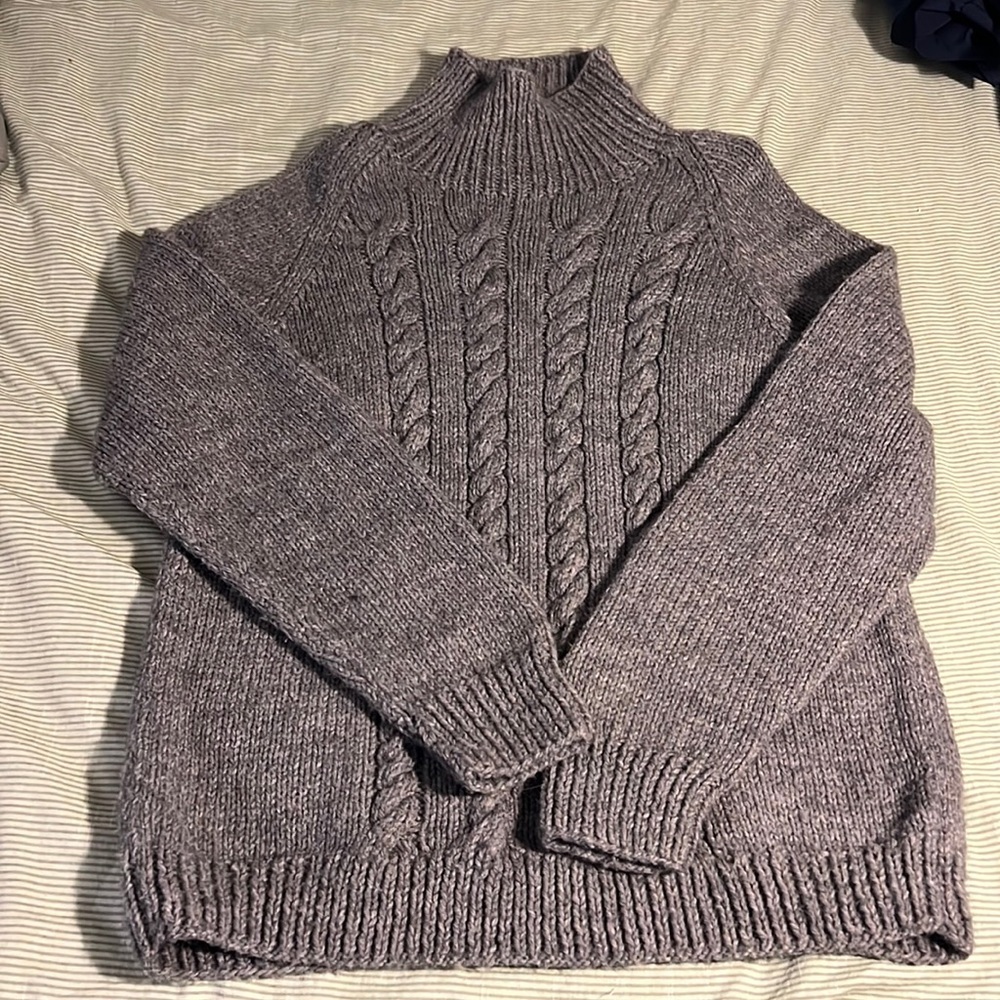Handmade Knit Turtleneck Sweater
